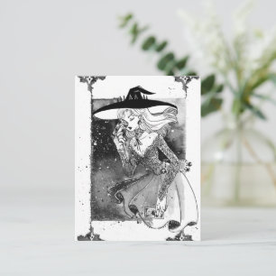 Häxans Tarotkort Illustrations Postkort Vykort