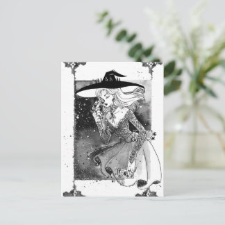 Häxans Tarotkort Illustrations Postkort Vykort