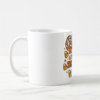 Häxans väg till godis Halloween-tröja Kaffemugg