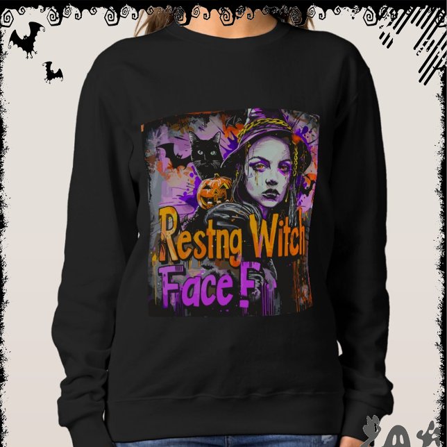 Häxans vila ansikte | ExDesigner | Halloween T Shirt (Skapare uppladdad)