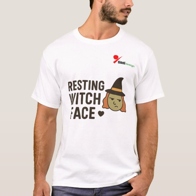 Häxans Vila Ansikte T Shirt (Framsida)