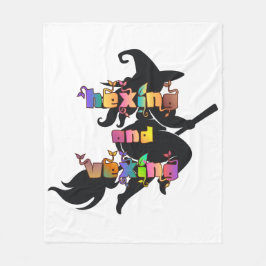 HÄXAR OCH BESVÄR för den Plusstorlek Pagan Fleecefilt