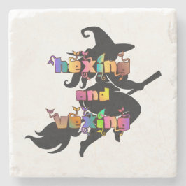 HÄXAR OCH BESVÄR för den Plusstorlek Pagan Stenunderlägg