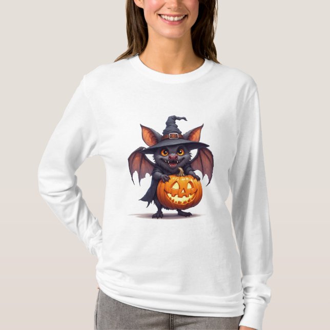 Häxbat med pumpalykta 🎃 t shirt (Framsida)