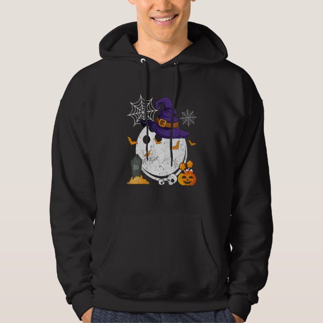 Häxbowling Halloween-kostym Bowling Hoodie (Framsida)