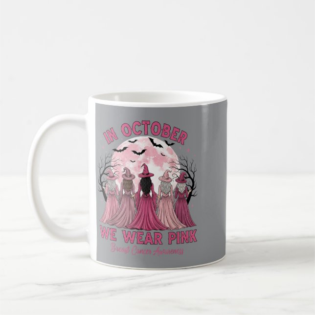 Häxbröstcancer medvetenhet kaffemugg (Vänster)