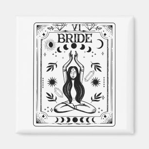 Häxbrud Coven Tarot Celestial Gothic Bröllop Magnet