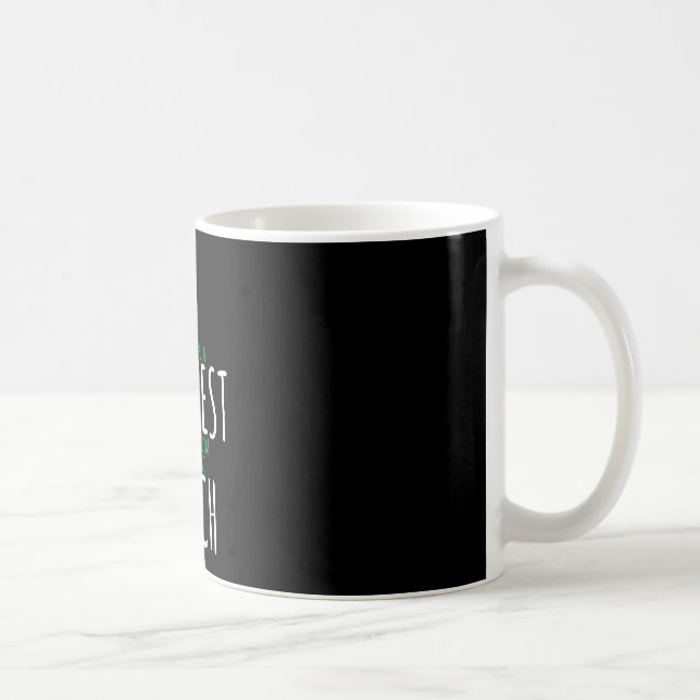 Häxdesign - 100% den häxan - rolig Halloween  Kaffemugg (Höger)