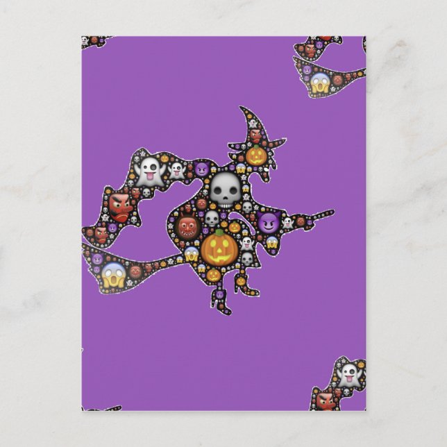 häxemoji vykort (Framsida)