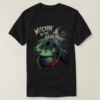 Häxeri i den mörka Halloween T Shirt