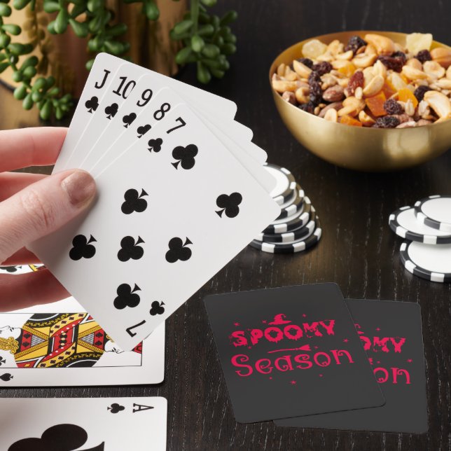 Häxhatt för spöksäsongen casinokort (På plats)