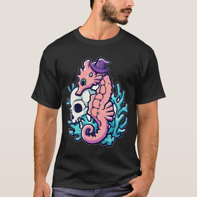 Häxhatt Havshäst T Shirt (Framsida)