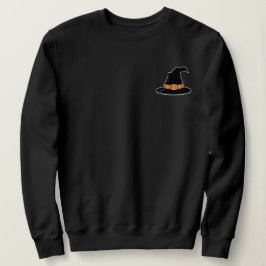 Häxhatt med orange illustration Halloween T Shirt