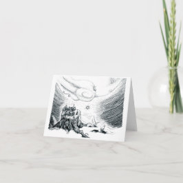 Häxhelgdskort för vintersolstånd "Hoppets stjärna" Kort