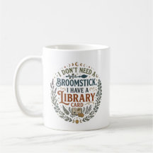 Häxig bibliotekarie bibliotekskort bokälskare