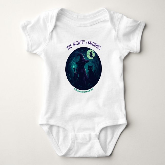 Häxig design för barn, lätt baby-bodysuit t shirt (Framsida)