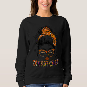 Häxig dispatch 911 Halloween Kvinnor Rufsigt Uppho T Shirt