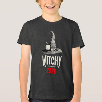 Häxig framtida lärare 2026 Halloween T-Shirt för b