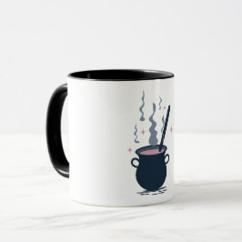 Häxig Halloween-kittel-magi Mugg