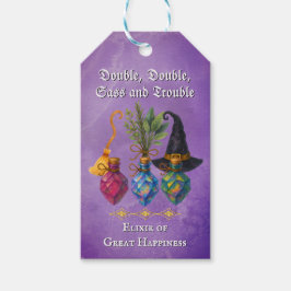 Häxig presentetikett – Halloweendryckeskalas