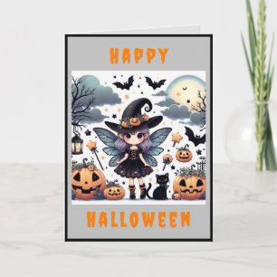 Häxig & Söt (1) Halloween-kort Helgkort