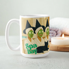 Häxig spa-dag rolig humor kaffemugg