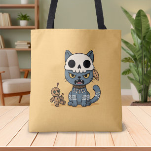 Häxkat Voodoodocka Gul Tygkasse