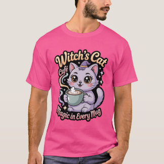 Häxkattskafé Magic Mug vänner T Shirt