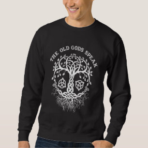 Häxkonst Wicca Pagan Träd Des Livet Lång Ärmad Tröja