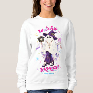Häxlik Kvinna Spöke med Tarotkort & Kristallboll T Shirt