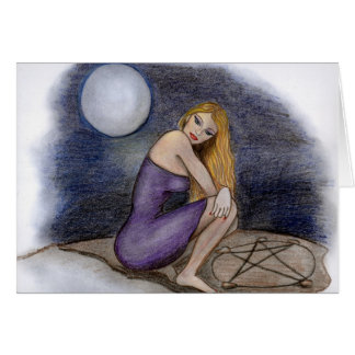 Häxor cirklar hälsningskort