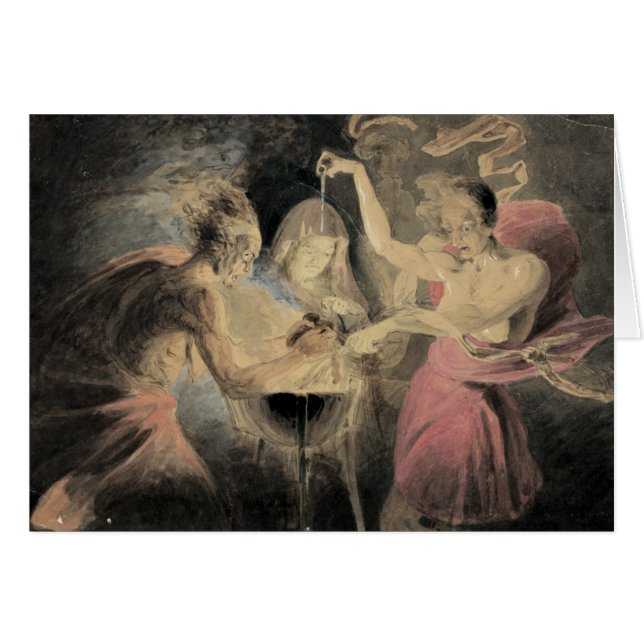 Häxor från Macbeth Hälsningskort (Framsidan Horizontal)