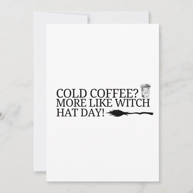 häxor genomskinliga inbjudningar (Framsida)