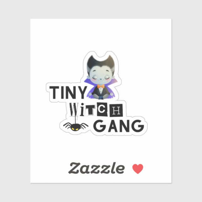 häxor genomskinliga klistermärken (Ark)