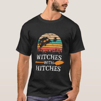 Häxor med släpvagnar Halloween Camg Husbil T Shirt