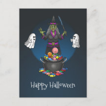 Häxor och spöken bus eller godis Halloweenfest