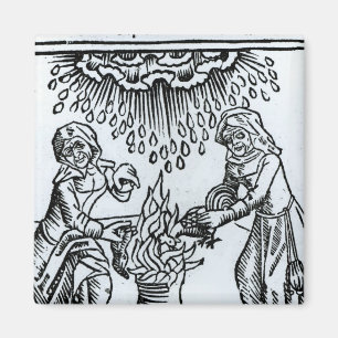 Häxor skapar ett pass, 1489 magnet