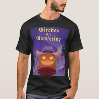 Häxor vandrar Halloween-grafik T Shirt