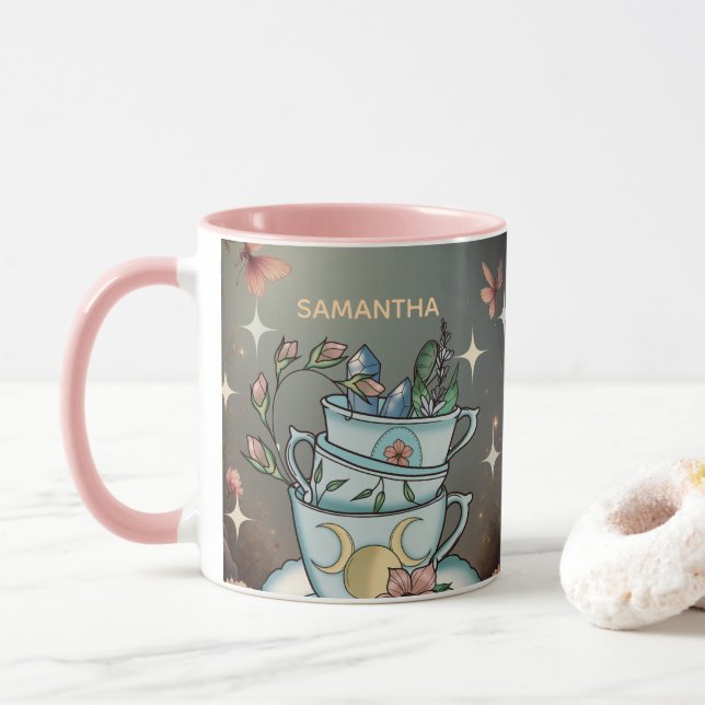Häxors Brygd Anpassat Namn Present Mugg (Med munk)