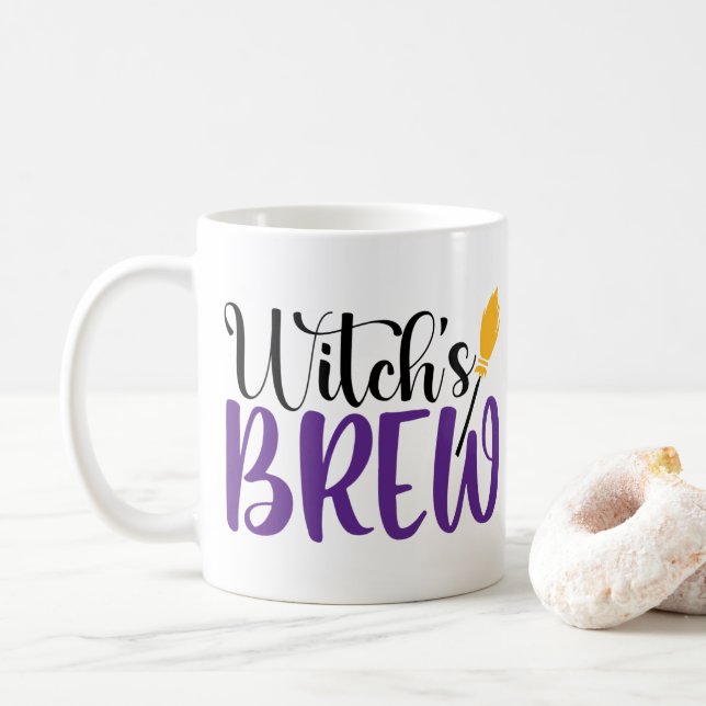 Häxors brygd kaffemugg (Med munk)