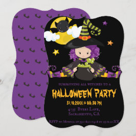 Häxungarnas Halloween-blockfest Inbjudningar