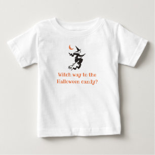 Häxväg till godis Söt Halloween T Shirt