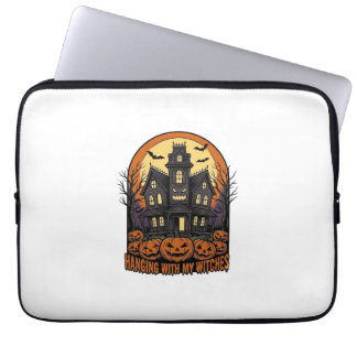 Häxvän Halloween Spökhus Tröja_1 Laptop Fodral