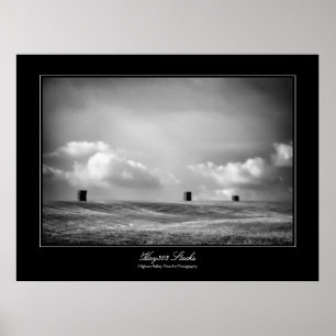 Hay303-staplar, konstgalleri-stil poster