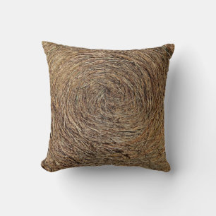 Hay Bale, Barn Theme Kudde