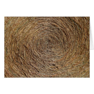 Hay Bale Blank Card OBS Kort