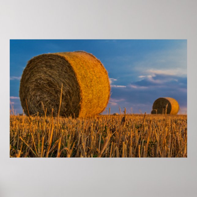 Hay bale poster (Framsidan)