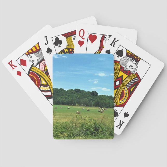 Hay Bales, Wytheville, Virginia Casinokort (Baksidan)