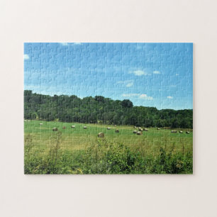 Hay Bales, Wytheville, Virginia Pussel