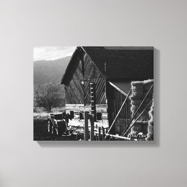 Hay Barn Canvastryck (Framsida)